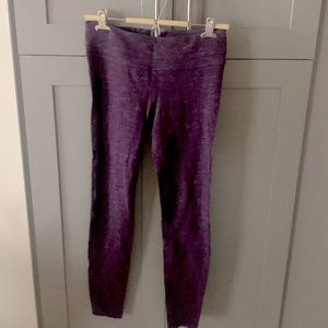 Purple yoga pants